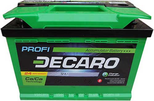 Автомобільні акумулятори DECARO PROFI