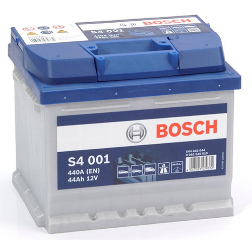 Акумулятор BOSCH (S4001) 44Ач, 440А, 175/207/175, 12V, -/+
