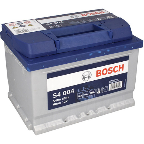 Акумулятор BOSCH (S4004) 60Ач, 540А, 175/242/175, 12V, -/+