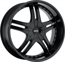 Диски MKW M-105 9,5x22 PCD6x139,7 ET18 D Satin Black