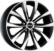 Диски MAK Wolf 7,5x18 PCD ET40 D60,1 Black mirror