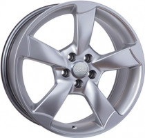 Диски WSP Italy AUDI W567 GIASONE 7,5x18 PCD ET54 D57,1 HYPER+SILVER