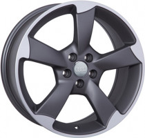 AUDI W567 GIASONE 8,0x19 PCD ET26 D66,6 MATT+GUN+METAL+POLISHED