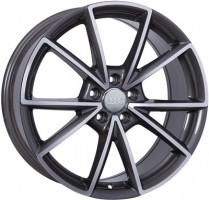 Диски WSP Italy AUDI W569 AIACE 8,5x19 PCD ET45 D66,6 ANTHRACITE+POLISHED