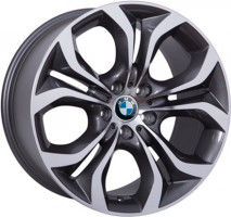 BMW W674 AURA 9,0x19 PCD ET37 D74,1 ANTHRACITE+POLISHED