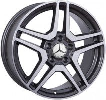 Диски WSP Italy MERCEDES W759 AMG Vesuvio 8,0x17 PCD ET47 D66,6 ANTHRACITE+POLISHED