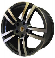 PORSCHE W1054 SATURN 8,5x19 PCD ET55 D71,6 ANTHRACITE+POLISHED