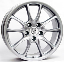 PORSCHE W1052 Corsair 10,0x19 PCD ET45 D71,6 SILVER+