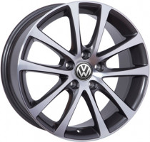 Диски WSP Italy VOLKSWAGEN W454 EOS Riace 8,0x18 PCD ET44 D57,1 ANTHRACITE+POLISHED