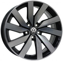 Диски WSP Italy VOLKSWAGEN W468 CHEOPE 8,0x18 PCD ET44 D57,1 GLOSSY+BLACK+POLISHED