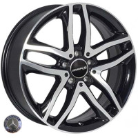 Диски JH H608 7,0x18 PCD5x112 ET46 D66,6 BMF