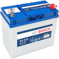 Аккумулятор BOSCH (S4021) 45Ач, 330А 129/238/227, 12V, -/+