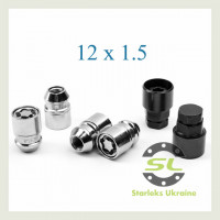 Гайка секретна STARLEKS Chrome М12*1,5x28 19/21 конус