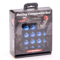 Набор гаек MAXGUARD Гайка  хром, голубой колпачек М12*1,5x53 19 Конус