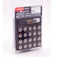 Набор гаек MAXGUARD Черный хром М12*1,5x32 17 Конус