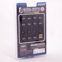 Набор гаек MAXGUARD Черный М12*1,25x28 19/21 mm Конус