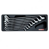 Набор ключей накидных 6-22мм (угол 75°) TOPTUL GAAT0802 8 едениц