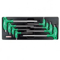 Набор ключей TORX с ручкой L-обр TOPTUL GAAT0804 8 едениц