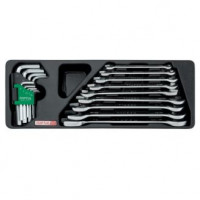 Набор инструмента комбинированный TOPTUL GAAT1802 18 едениц