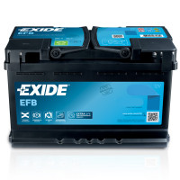 Аккумулятор EXIDE EFB 65Ач, 650А 175/278/175, 12V, -/+