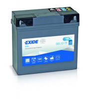 Аккумулятор EXIDE GEL Ач, 540А 175/353/190, 12V, -/+