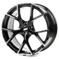 Диски Flow Forming FF599 7,5x17 PCD5x100 ET42 D56,1 GLOSS_BLACK_MACHINED_FACE