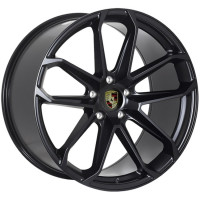 Диски Replica PORSCHE ZH-878 11,5x22 PCD5x130 ET61 D71,6 SatinBLACK