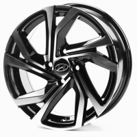 Диски Replay HND1645 6,5x15 PCD4x100 ET38 D54,1 GLOSS_BLACK_MACHINED_FACE