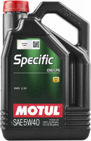 Моторна олива синтетична Motul SPECIFIC CNG/LPG SAE 5W-40