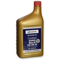 Моторное масло синтетическое Subaru Synthetic Motor Oil 0W-20