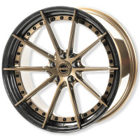 WS-007C 9,5x20 PCD5x112 ET15 D66,5 CARBON_LIP_SATIN_BRONZE_FORGED