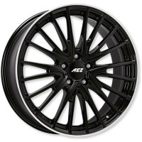 Диски AEZ Berlin Black Polished Lip 8,5x19 PCD5x114,3 ET40 D64,1 BPL