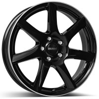 Диски DEZENT TW Black Polished Lip 6,5x16 PCD5x100 ET38 D60,1 BPL