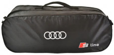 Сумка-органайзер в багажник Audi S-Line чорна 03-099-2Д