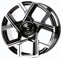 Диски Replica Forged RR001 9,0x23 PCD5x112 ET30 D66,6 GLOSS_BLACK_MACHINED_FACE_FORGED