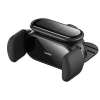 Автодержатель для телефона Baseus Steel Cannon pro Solar Electric Car Mount Black