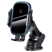 Автодержатель для телефона Baseus Light Electric Holder Black