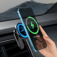 Автодержатель для телефона с БПЗ Baseus Big Energy Car Mount Wireless Charger Black
