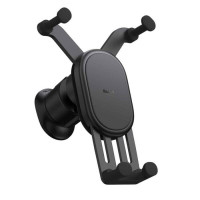 Автодержатель для телефона с БПЗ Baseus Stable Gravitational Wireless Charging Car Mount Pro 15W (Air Outlet Version) Black