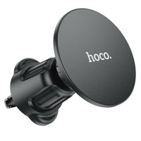 Автотримач для телефона HOCO H12 Fine jade ring magnetic car holder(air outlet) Black