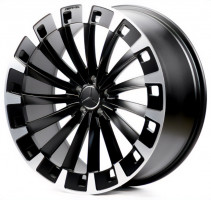 Диски Replica Forged MR0002 9,5x22 PCD5x112 ET30 D66,5 SATIN_BLACK_MACHINED_FACE_FORGED