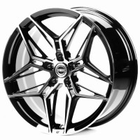 Диски WS Forged WS-015C 10,0x20 PCD5x112 ET46 D66,5 GLOSS_BLACK_MACHINED_FACE_FORGED