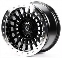 OW2114 8,5x17 PCD5x127 ET-12 D71,6 Satin_Black_Silver_Polish_Rim