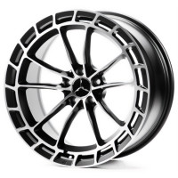 Диски WS Forged WS-MR008C 11,0x20 PCD5x112 ET24 D66,5 SATIN_BLACK_BRUSHED_SILVER_FACE_FORGED