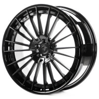 Диски WS Forged WS-028C 9,5x23 PCD5x112 ET36 D66,5 SATIN_BLACK_LIP_GLOSS_BLACK_FORGED