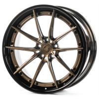 Диски WS Forged WS-026C 9,5x20 PCD5x112 ET39 D66,5 SATIN_BRONZE_LIP_BRUSHED_BLACK_FORGED