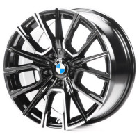 B3168 8,0x17 PCD5x120 ET25 D72,6 Black_Machined_Face