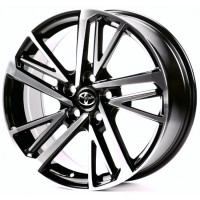 TY3136 8,0x18 PCD5x114,3 ET50 D60,1 Black_Machined_Face