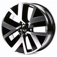 VV3353 7,0x18 PCD5x112 ET43 D57,1 Black_Machined_Face