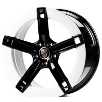 PR350 9,5x21 PCD5x130 ET60 D71,6 Black_White_Flange